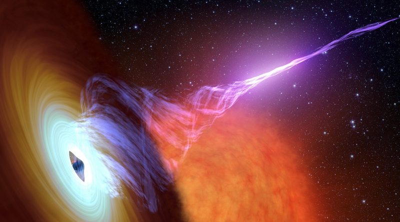 ذرات اسرار آمیز با انرژی بالا می توانند از فوران های سیاهچاله ها باشند